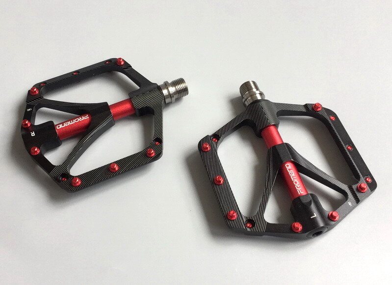 Aluminum titanum axle Road MTB Mountain Bike Bicycle Pedal Bearing Flat Pedals