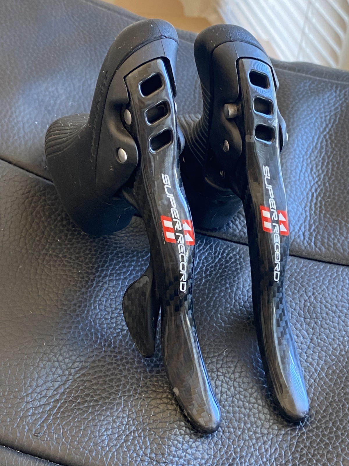 Campagnolo SUPER RECORD ErgoPower 11-Speed Shift & Brake Lever Set EP11-SR1C