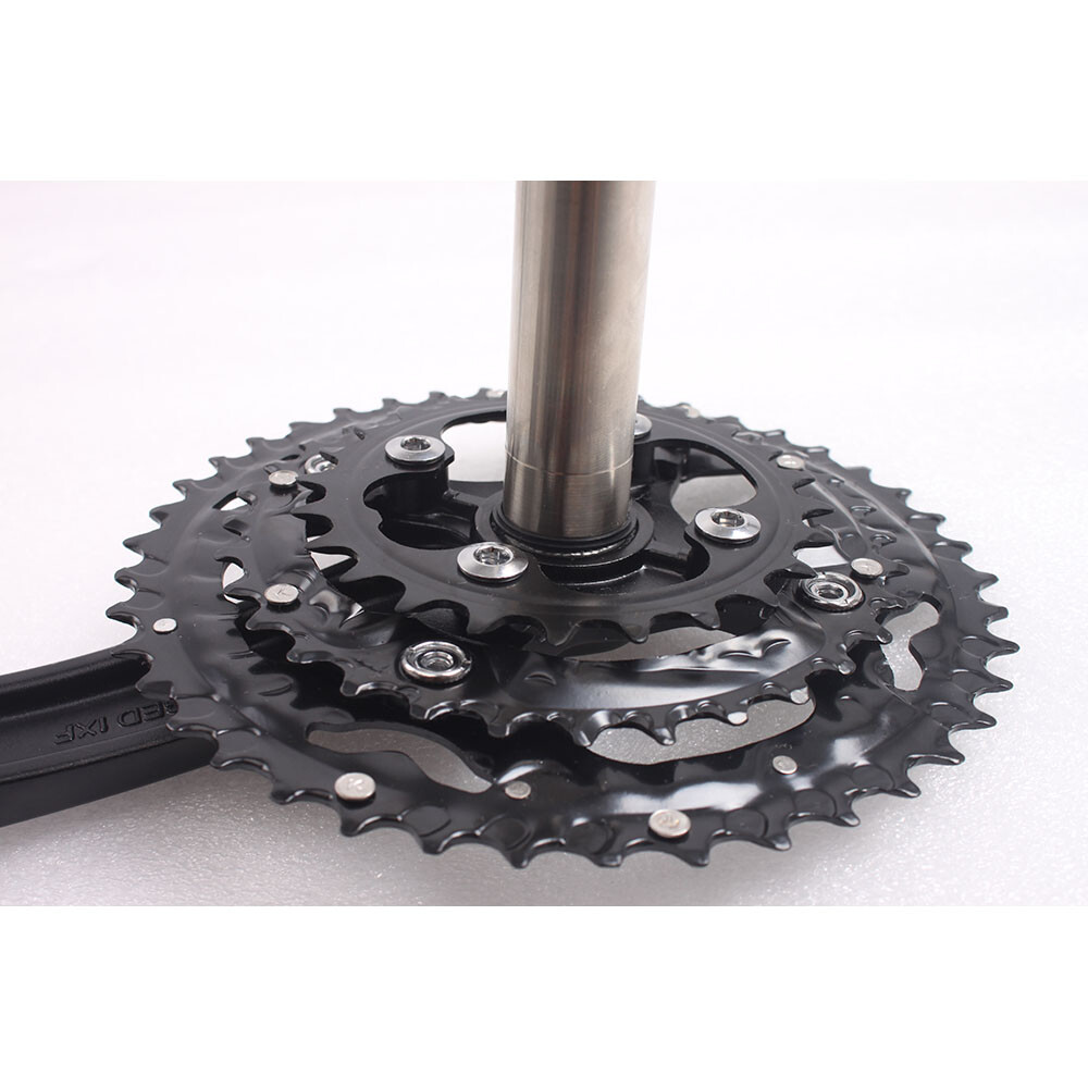 Bike Triple Chainset Crank 104BCD 24/32/44t 3X10S Round Chainring Bottom Bracket