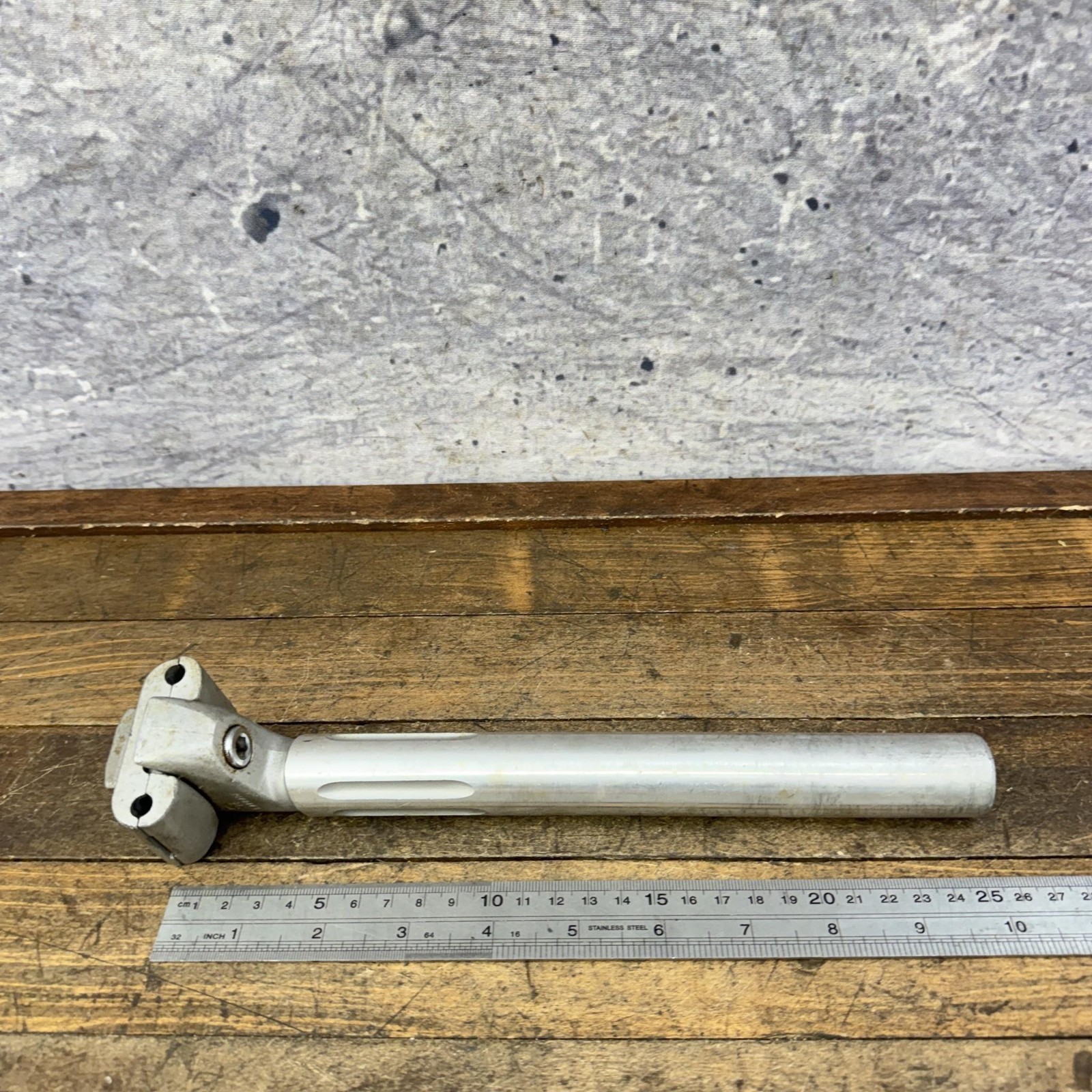 Vintage Laprade Seatpost 26.6mm Silver Alloy Japan 260mm 80s Road MTB POst