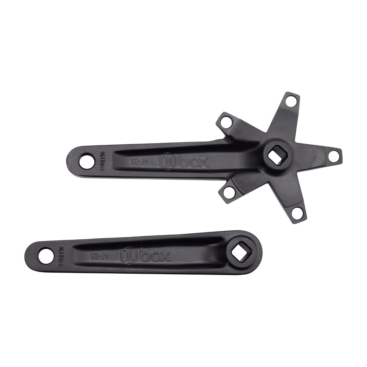 BOX FIVE JIS SQUARE TAPER 5 Bolt 110 BCD CRANK SET / ARMS 160mm BLACK