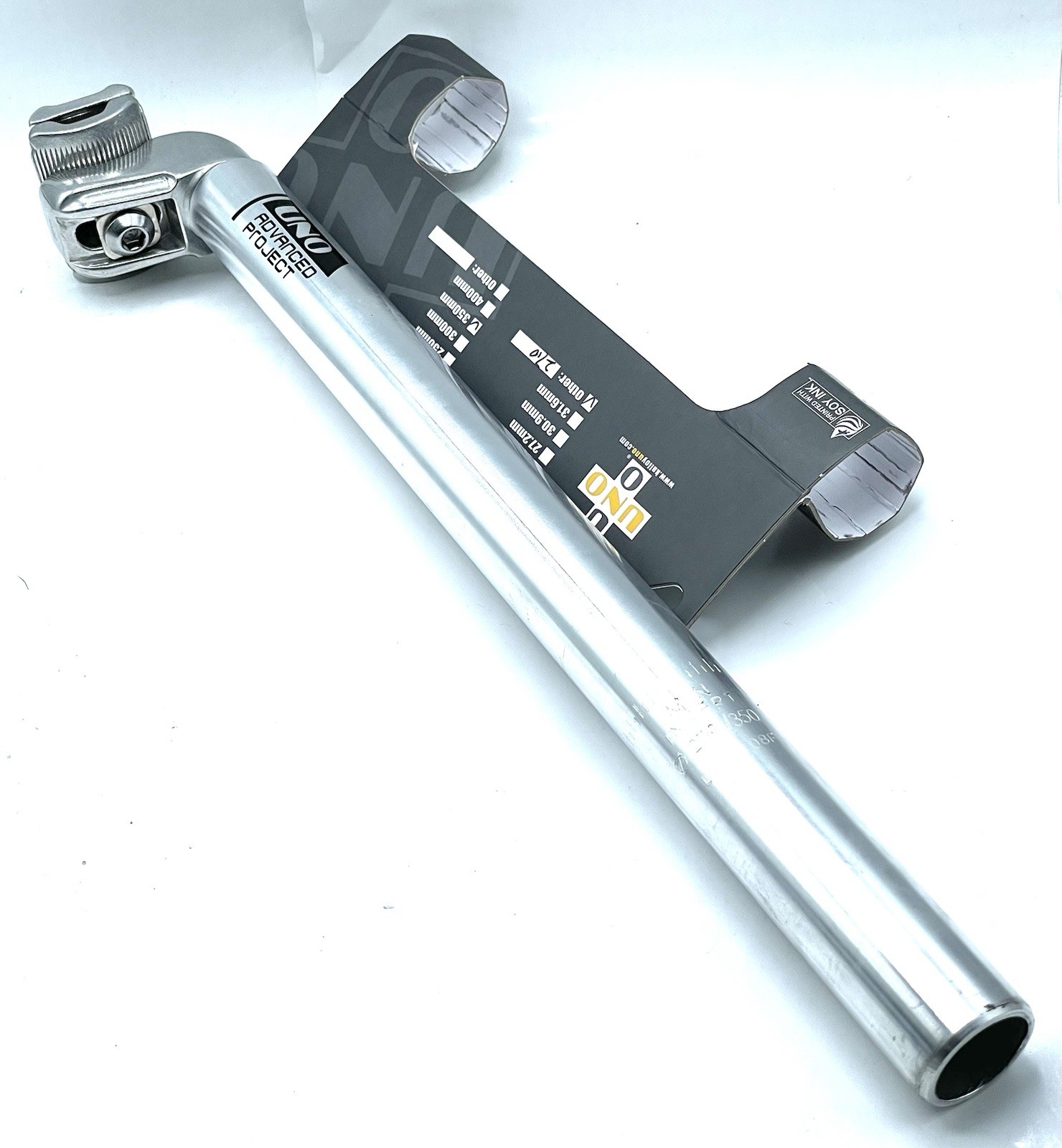 Kalloy Uno Advanced Project Seatpost 27.0 x 350 mm Silver Road Bike / MTB