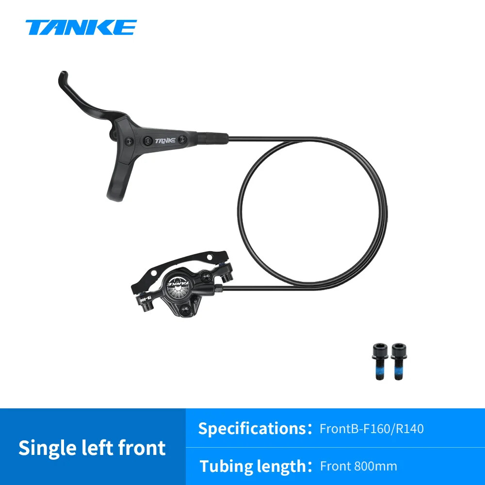 MTB 2 Piston Hydraulic Disc Brake XC Trail Calipers Metal Pad Oil Pressure Brake