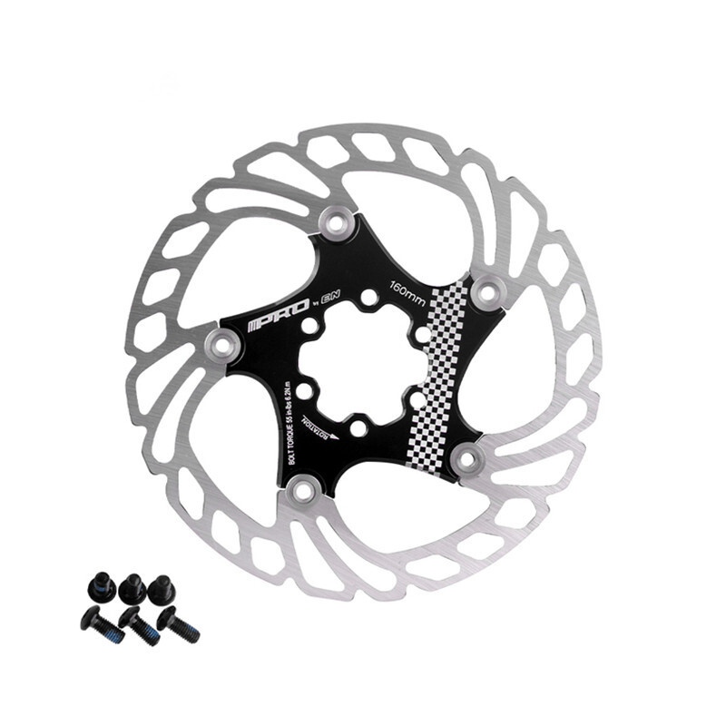 IIIPRO Bicycle Brake Rotor 6 Bolt 140/160/180/203mm MTB Bike Floating Disc Brake