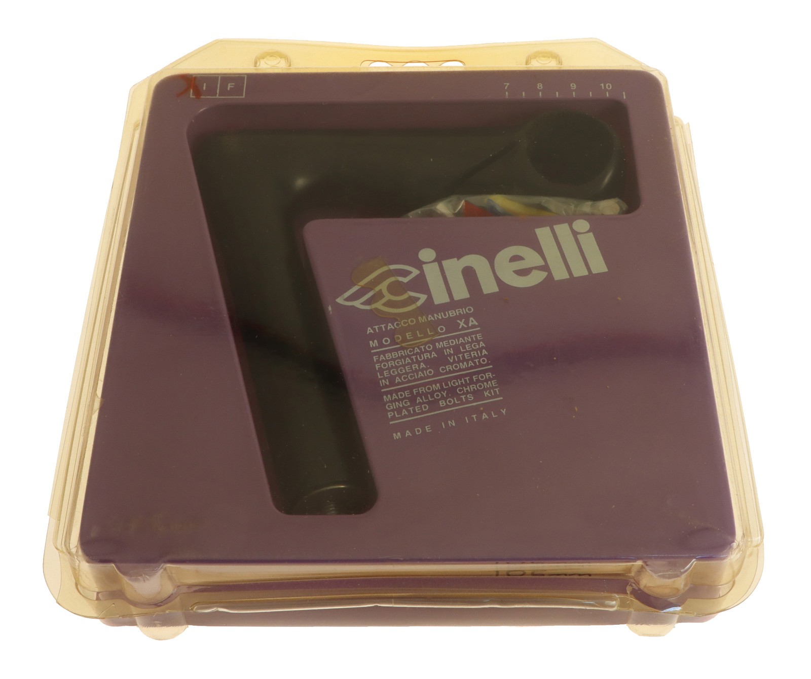 Cinelli 1″ X/A 22.2mm Quill Stem 105mm 26.4mm Clamp Black -17° XA NEW NIB NOS