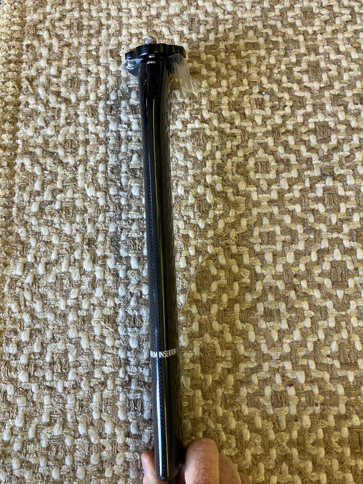 Pinarello Dogma F8/F10/F12 350mm 25mm Setback Carbon Bike Seatpost (Matte Black)