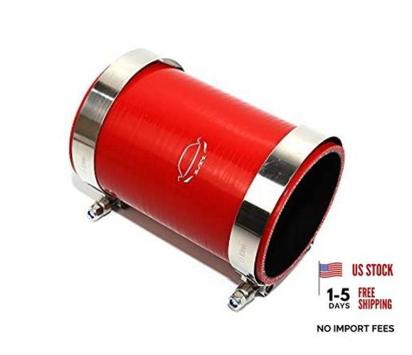 Combo 6″ Length 4-Ply Reinforced High Temperature 3.5″ ID Straight Coupler