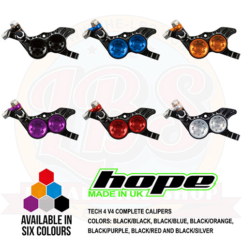 Hope Tech 4 V4 Brake Complete Calipers HBSPC83 – All Colors – New