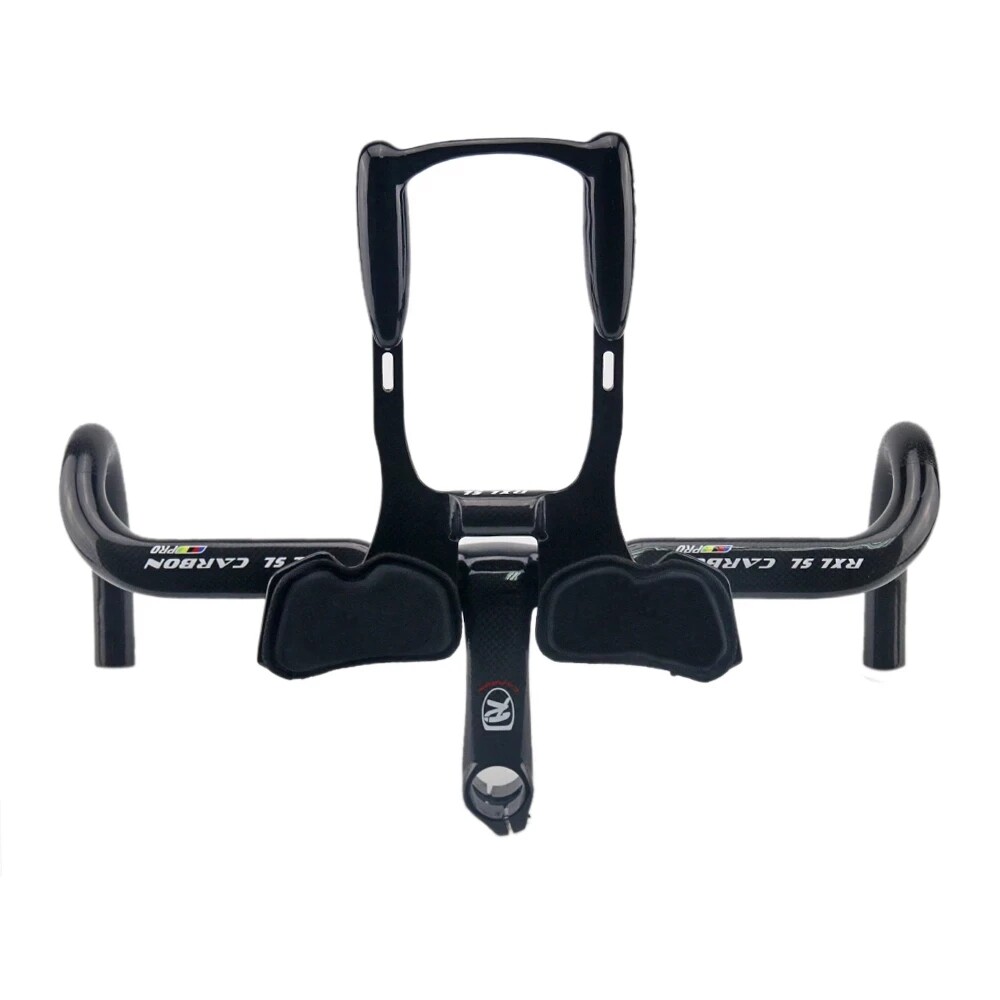 Triathlon Bar Adjustable Arm Rest Handlebar 31.8 Road Bike Carbon Aero TT Bars