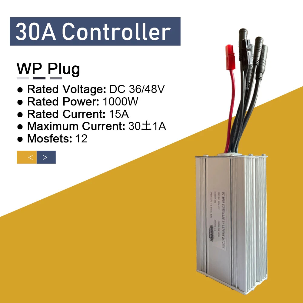 15A-35A E-bike Sine Wave Controller Use for 250-3000W Electric Bicycle Motor
