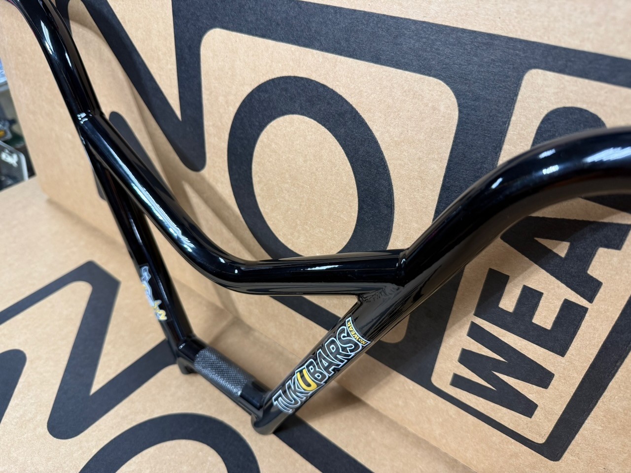 NEW Nowear BMX Tuk2 Tukubars 10″ Made in USA 4 PC handlebars bars Black