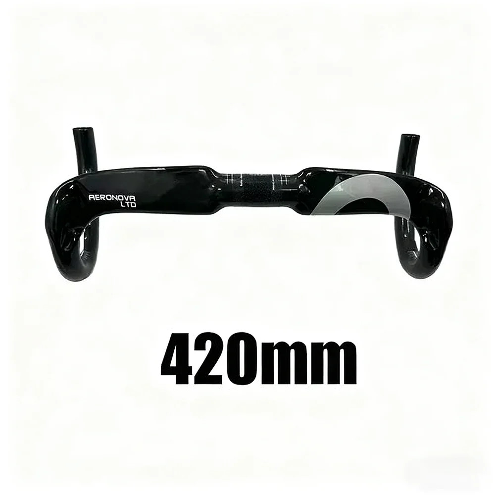 Road Bike Handlebars Carbon Fiber Bicycle Drop Bar 31.8*380-440mm Size