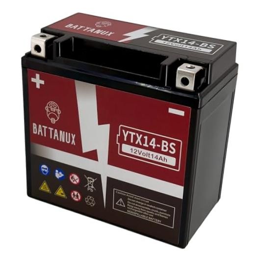 Battery & Motorcycle Battery, Sealed SLA/AGM 12V14Ah YTX14-BS