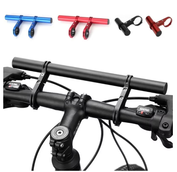 Bike Handlebar Extender Extension Bicycle Bar Mount Headlight GPS Holder Bracket