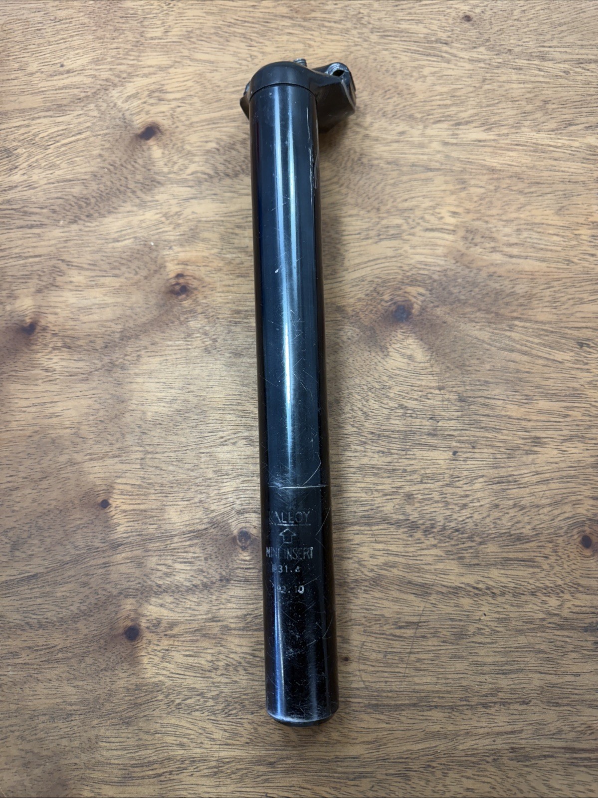 Kalloy Seatpost 31.4mm 300mm 3cm Setback Black