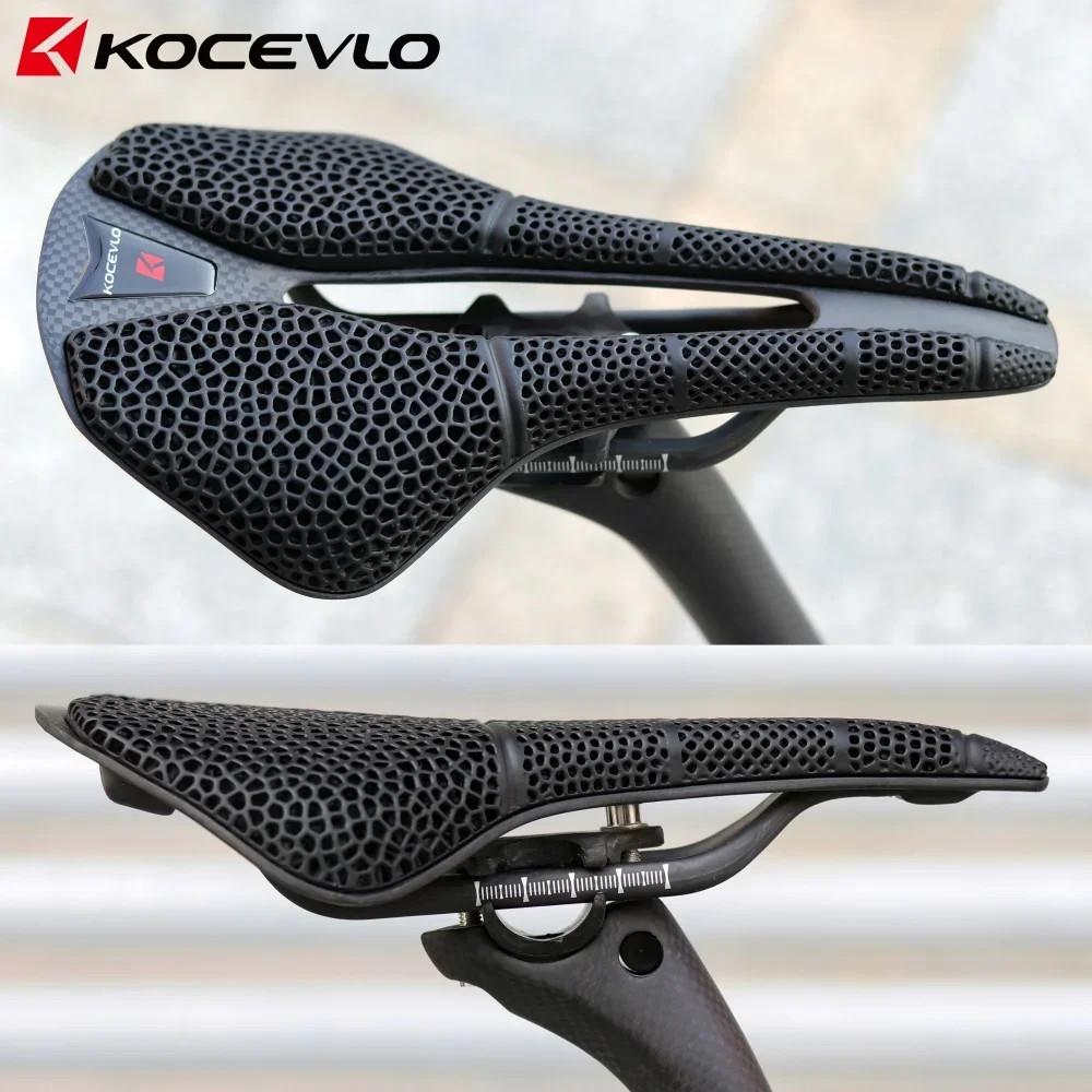 3D Printed Carbon Saddle for XC Road Gravel MTB Off-Road Bike Cycling Parts