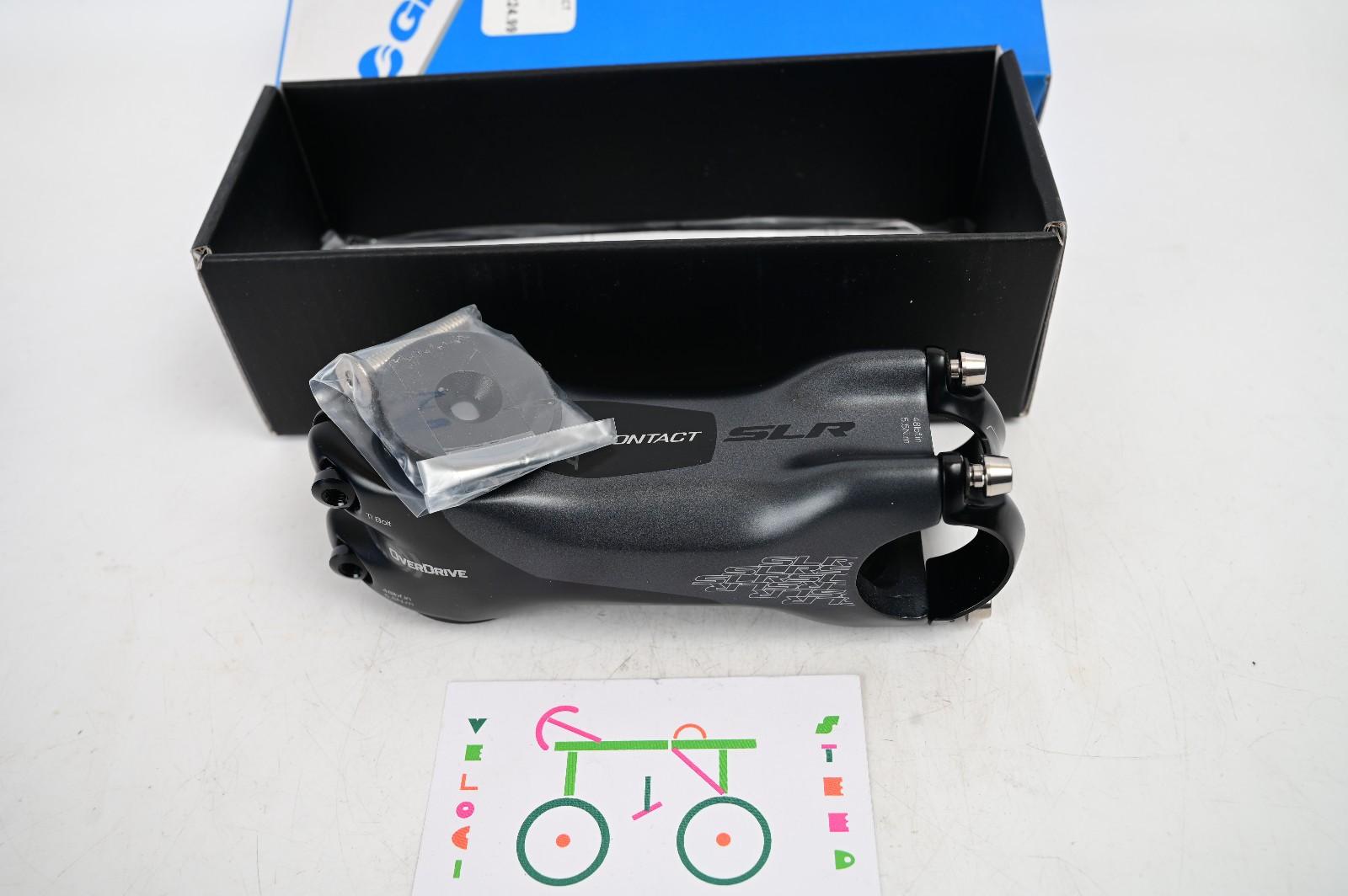 Giant CONTACT SLR OD2 Matt Carbon Road Bike Stem ±8°, 100mm, 1 1/4 and 1 1/8″