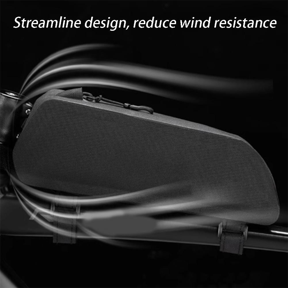 Bike Bag with Three Point Positioning for Secure Attachment and Riding