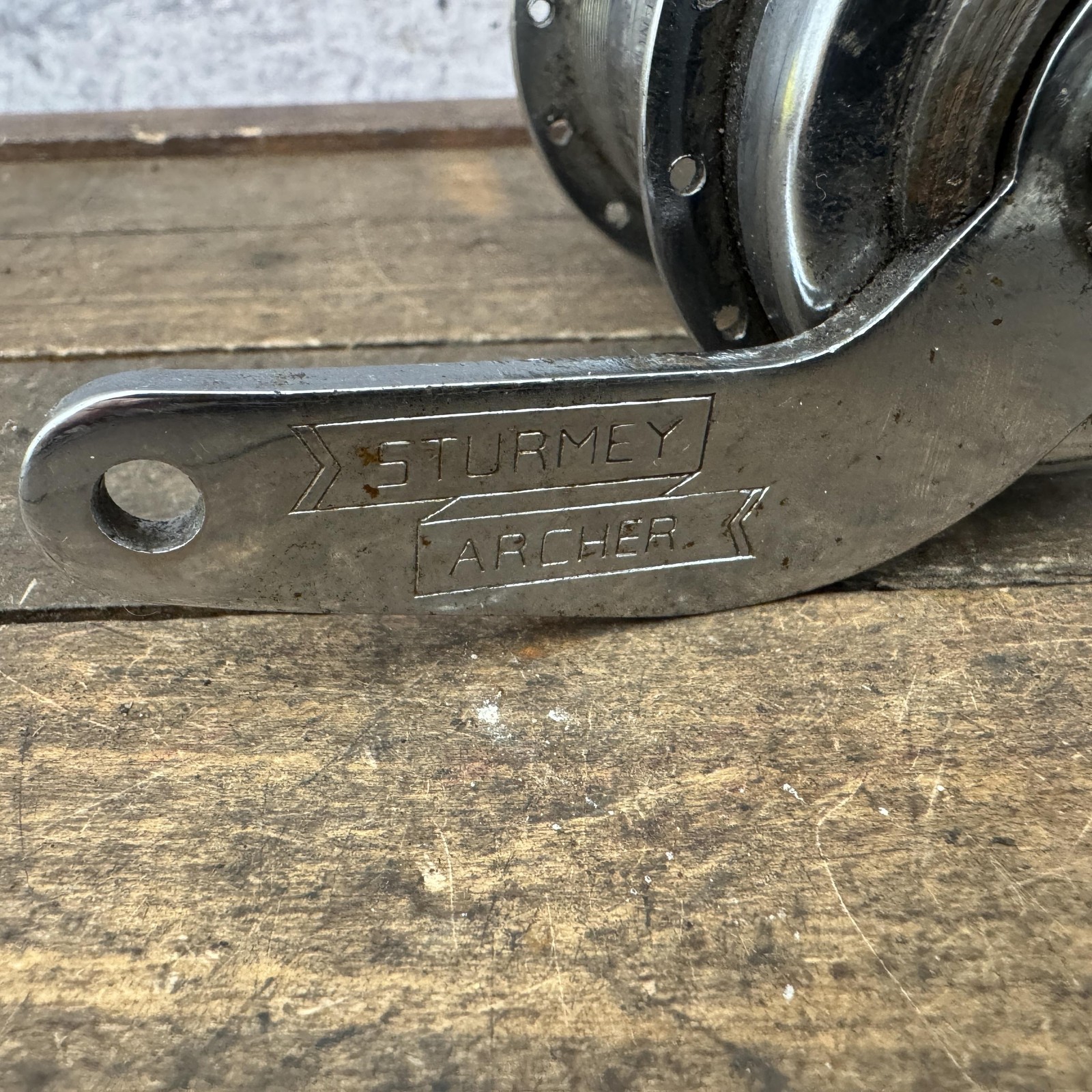 Vintage Sturmey Archer S3C 3 Speed Coaster Brake Rear Hub 28h 28 Bike Bicycle