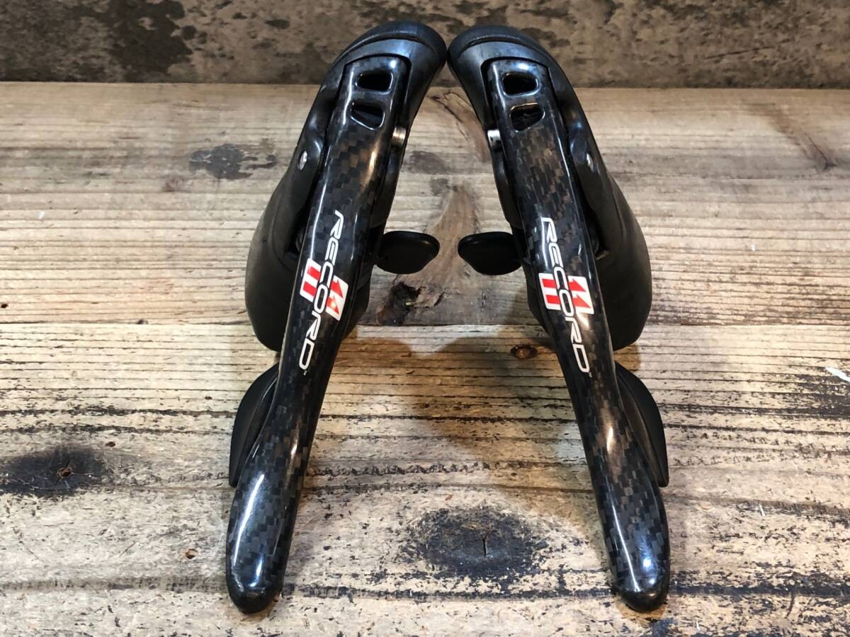 Campagnolo Record Carbon 11 Speed Ergopower Shifters Levers 2×11 Ultra ShiftRoad