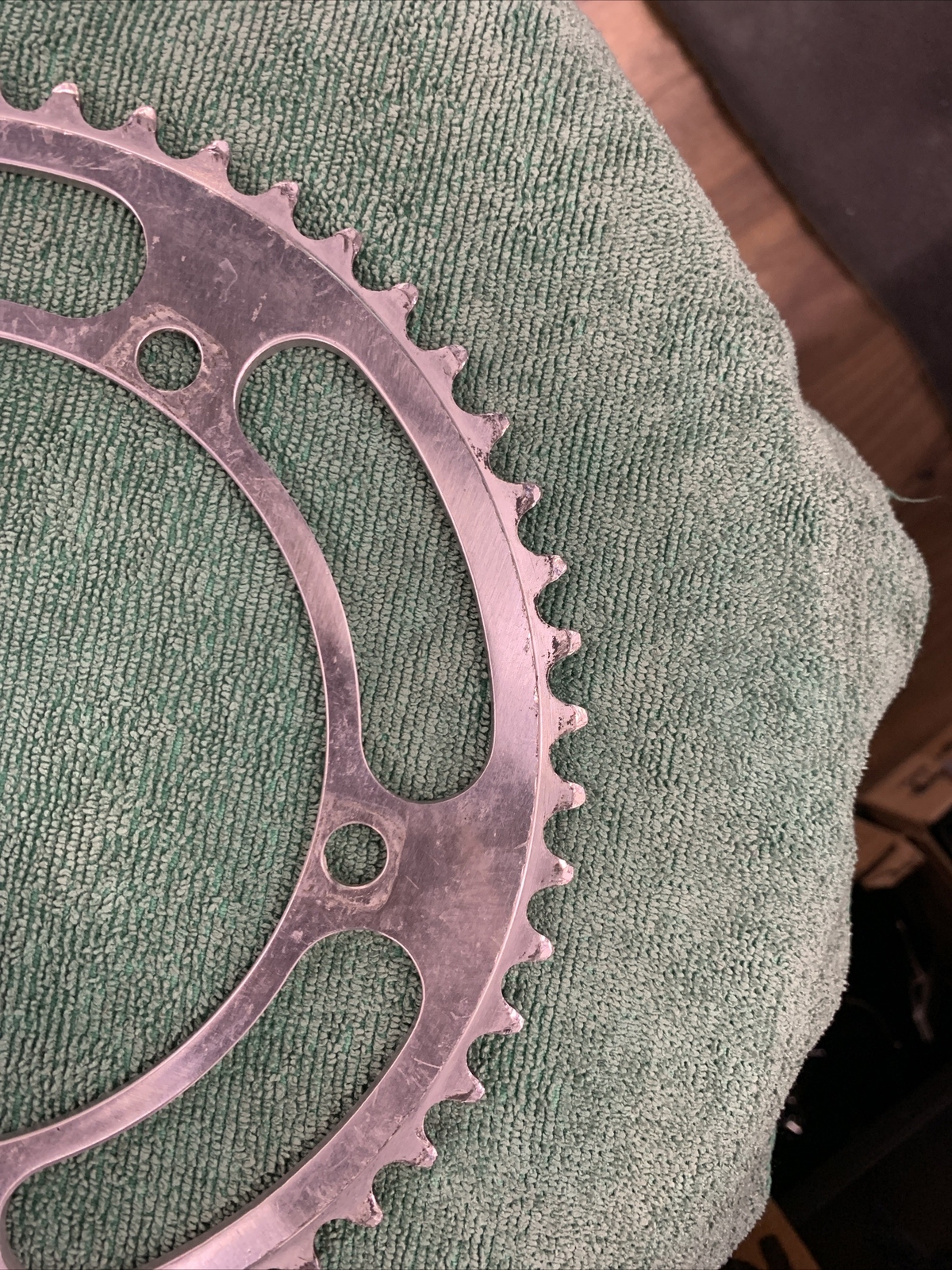 CAMPAGNOLO RECORD CHAIN RING 52 TEETH 144 BCD 6, 7 OR 8 SPEED