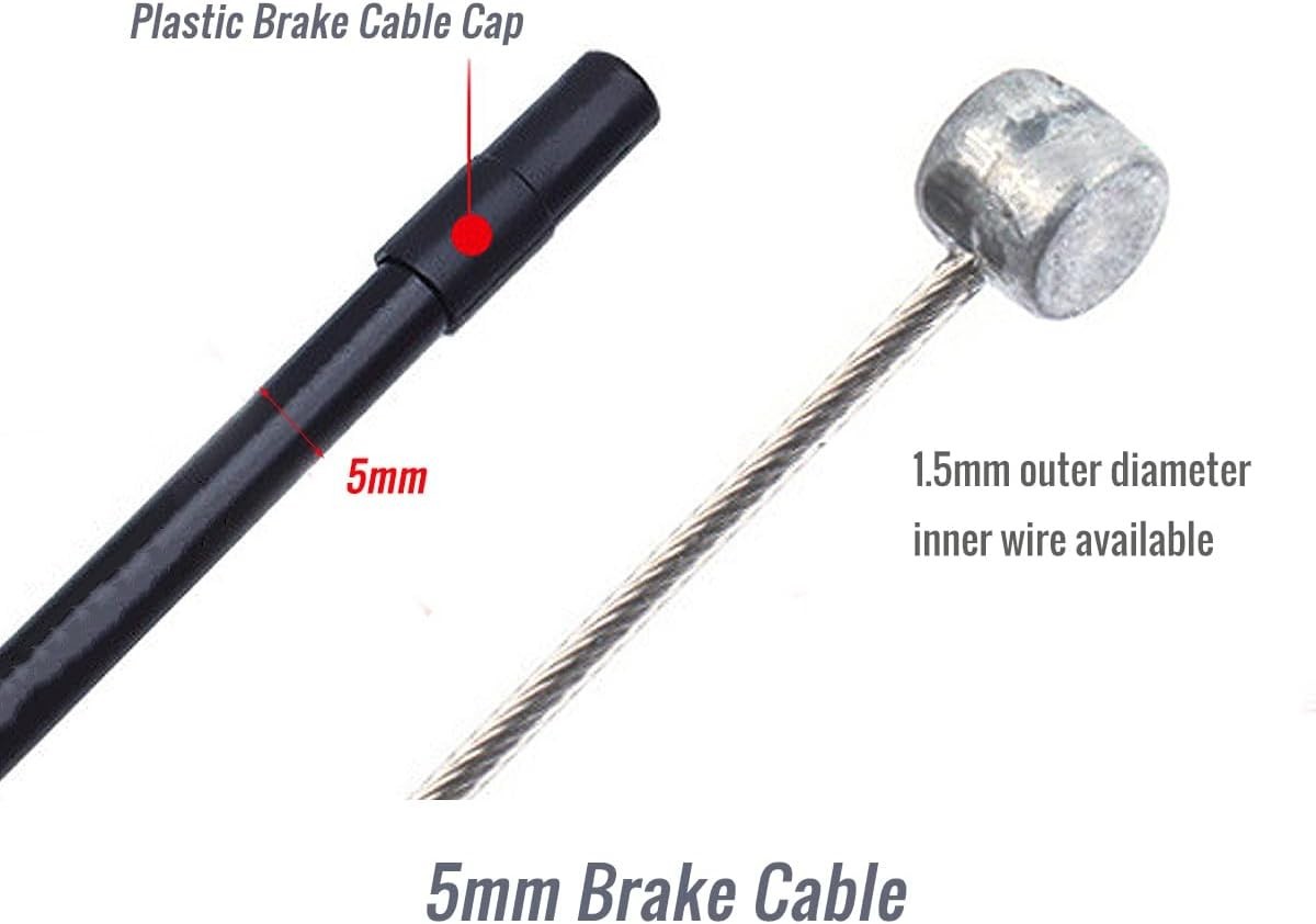 All-Weather Bicycle Brake Cable Housing – 50ft for Mountain & Road Bikes