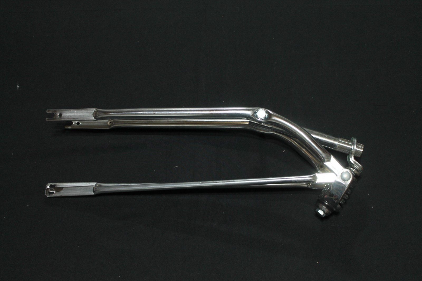 Vintage Chrome Springer Bicycle Front Fork Suspension Assembly Chopper Cruiser