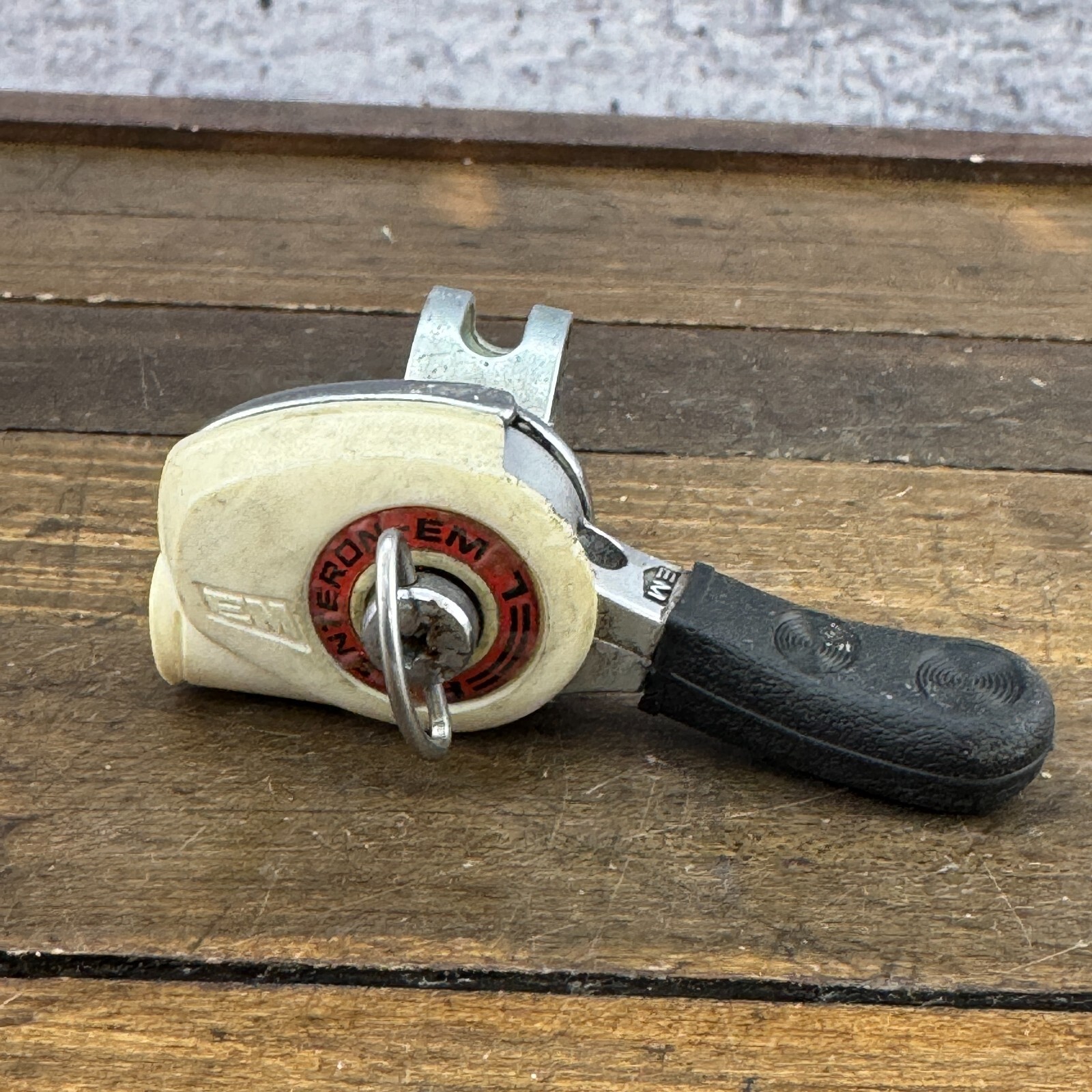 Vintage Shimano EM Thumb Shifter Right Centeron Friction Shift ATB 80s White A2