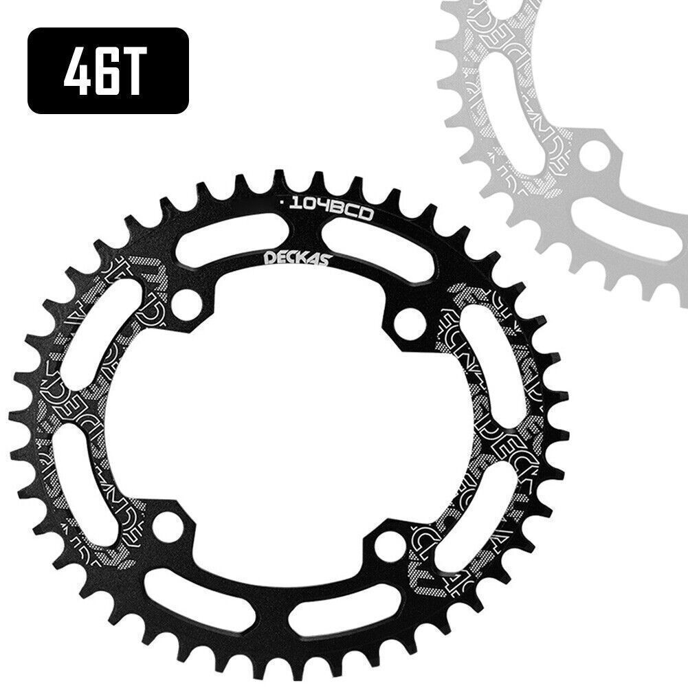 DECKAS MTB 40T-52T Narrow Wide Round Oval Chainring Chain Ring BCD104mm Bike