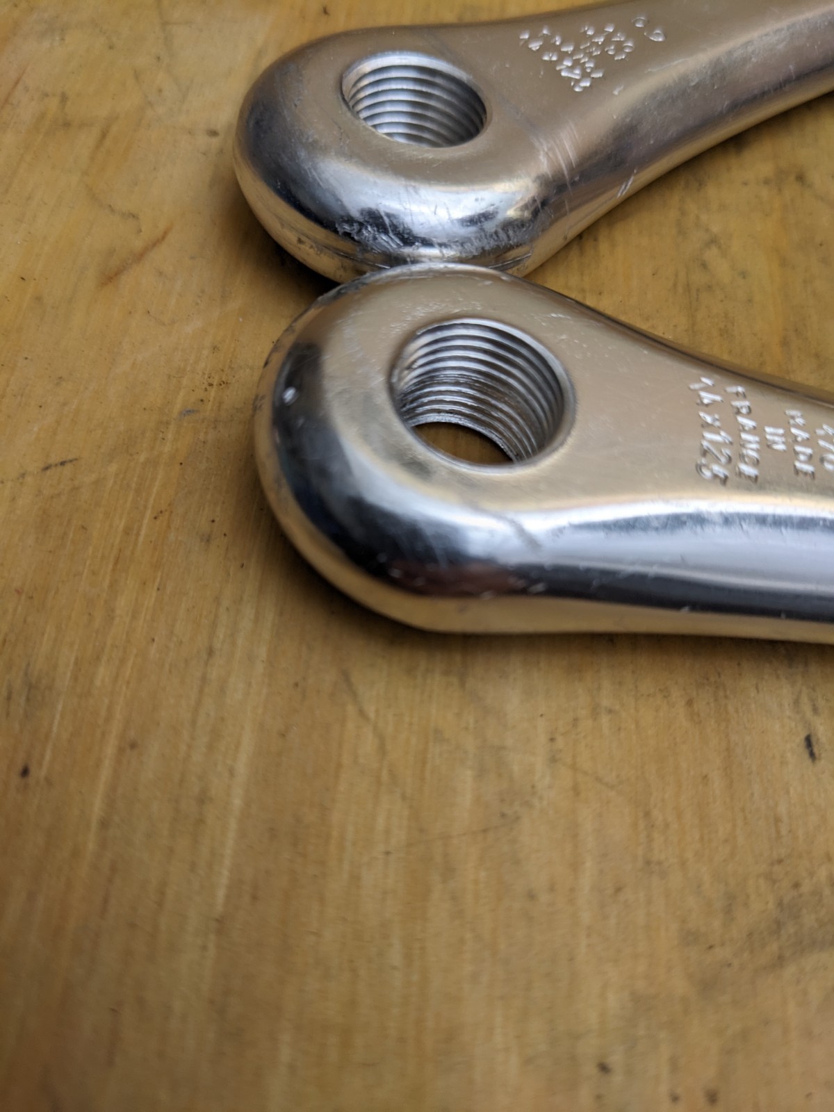 Vintage Stronglight 100 LX 170mm Drive Side Crank Arm Double 86 BCD 9/16 Pedal