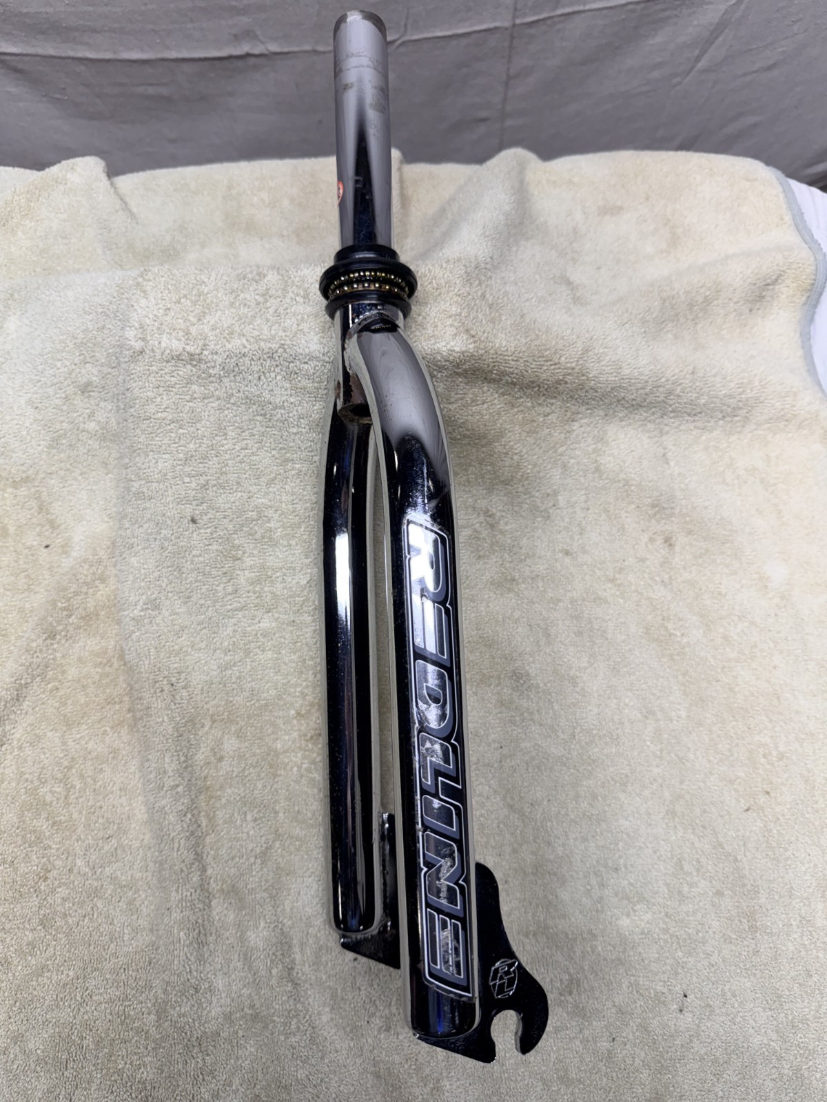 Mid School BMX 2000 Redline 1 1/8in Threadless Forks 20in – Chrome – 8/10 Clean