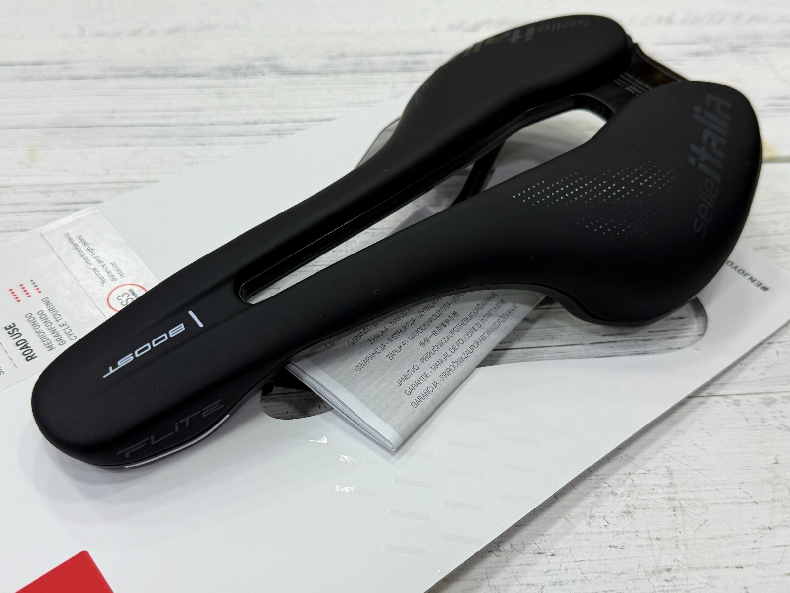 Selle Italia Flite Boost TM Superflow Manganese Rail Saddle Black S3(135x248mm)