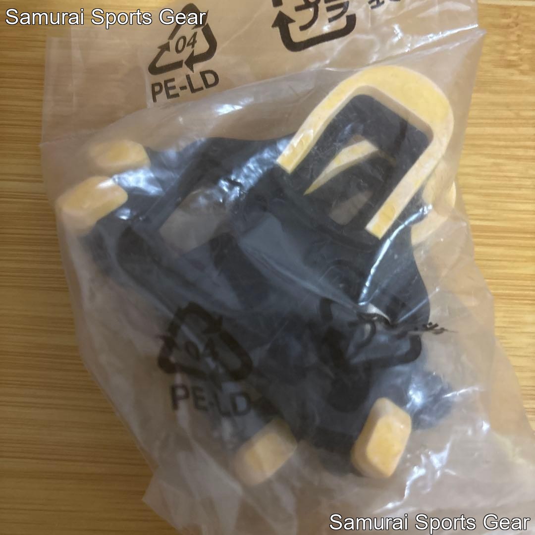 Black and Yellow Plastic Cleat Replacement Shimano Unopened