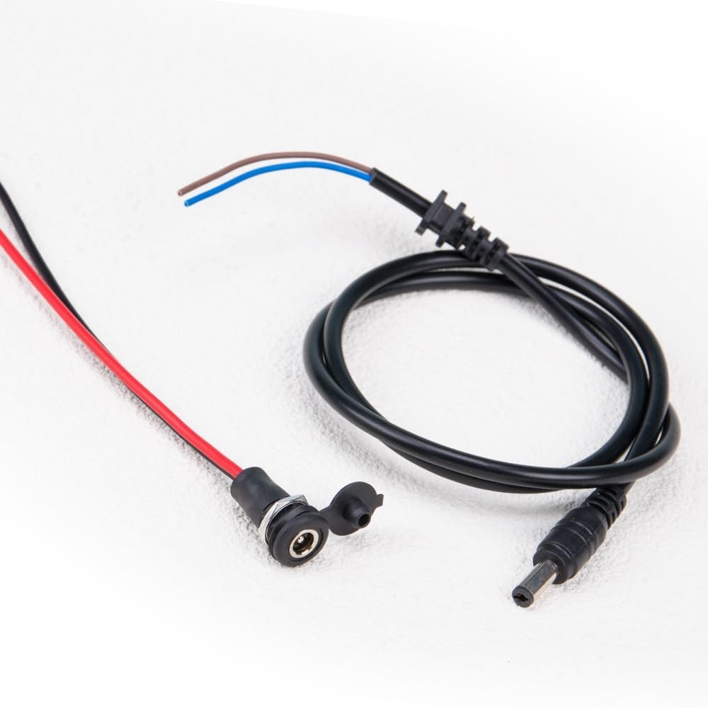 Charging Wire 2.1mm DC Connector Set for 36V 48V 60V Electric Ebike Battery