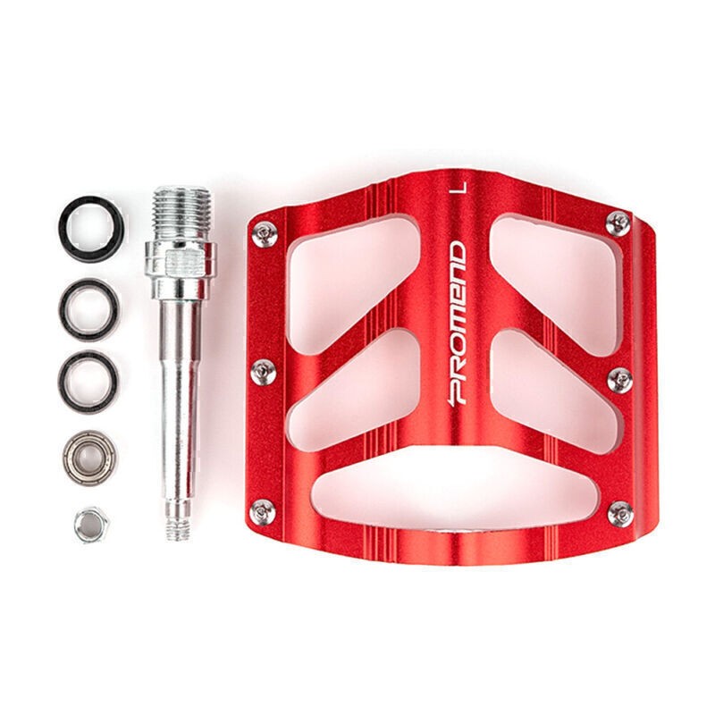 PROMEND Aluminum Flat Bicycle Pedal Wide MTB Road Bike Pedal Sealed 3 Bearing