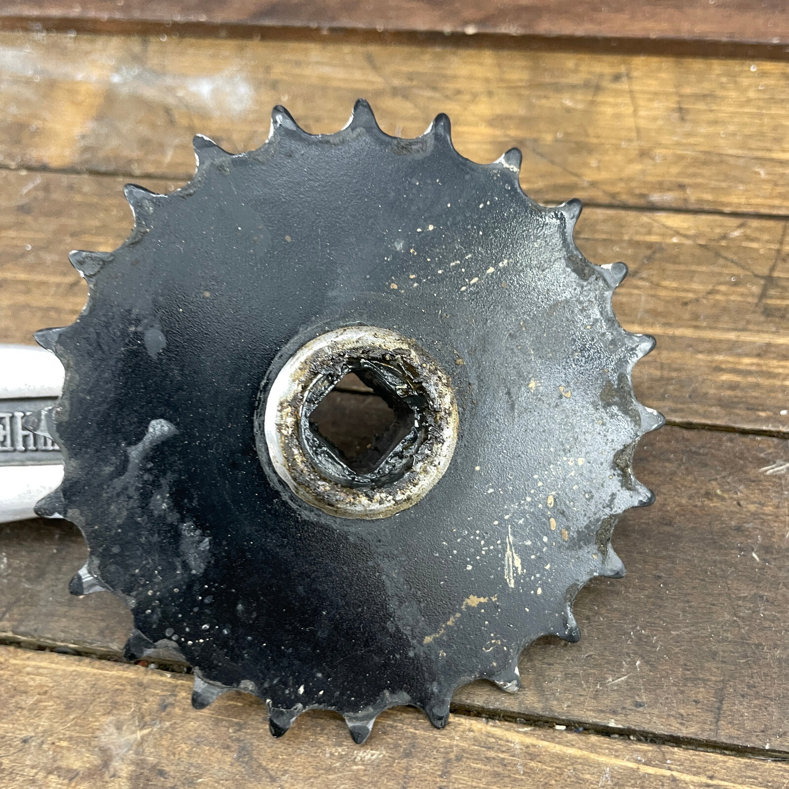 Monty Trials Crank Set 152 mm Modified Trial Mod 20 Observed Trials 24t Sprocket