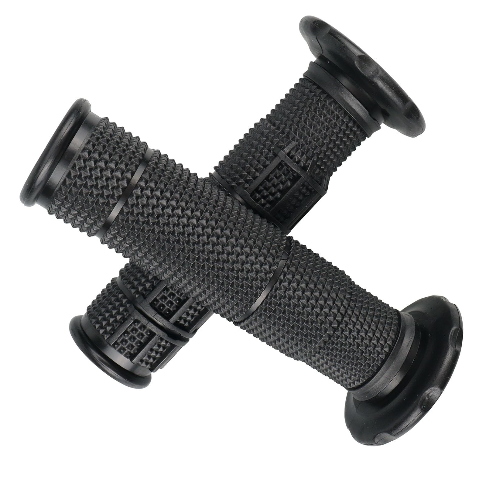 7/8» ATV Grips Upgrade Universal Handlebar Soft Rubber Thumb 1, Black