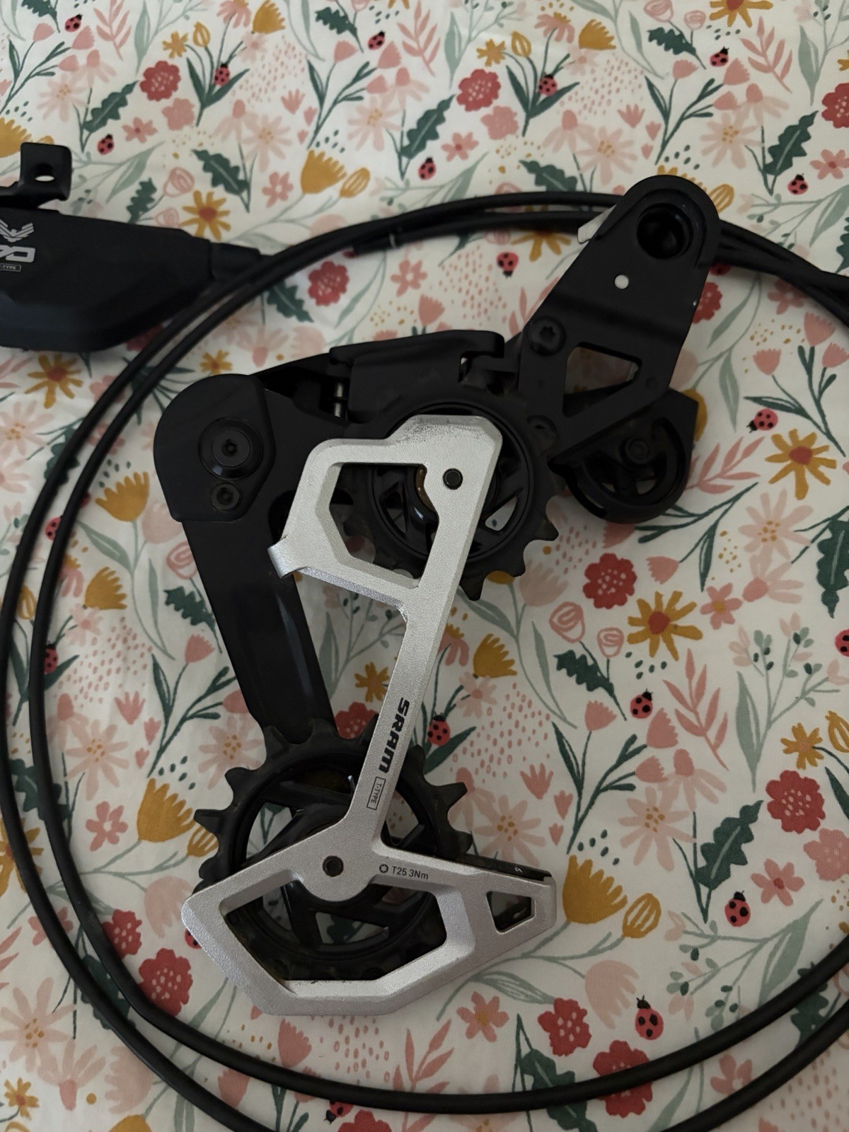 SRAM Eagle 90 T-Type Rear Derailleur And Shifter – 12-Speed, Long Cage, 52t Max