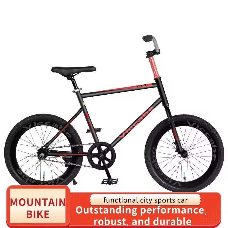 Bicycle revamped with upturned Olive chain, 20 inch double disc brake