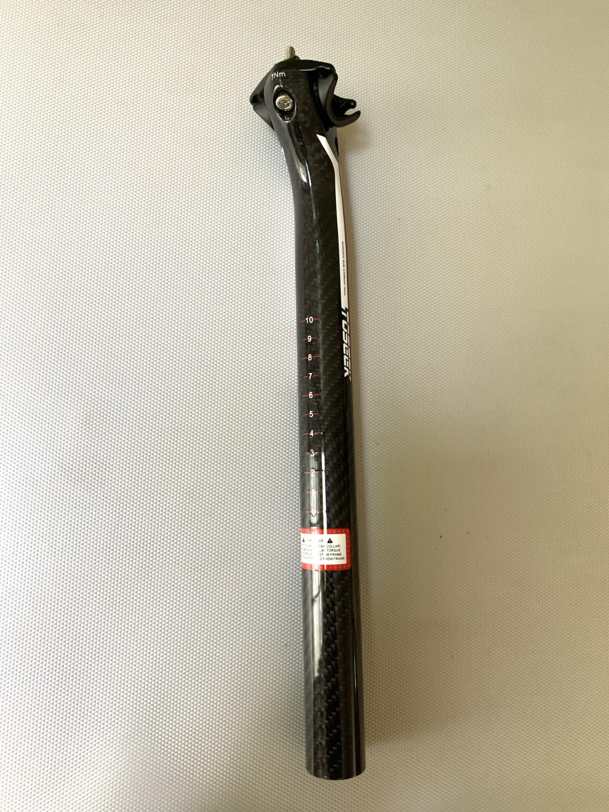 Brand New Toseek Carbon Fiber Road Bike Seatpost 31.6 Dia x 350 L mm