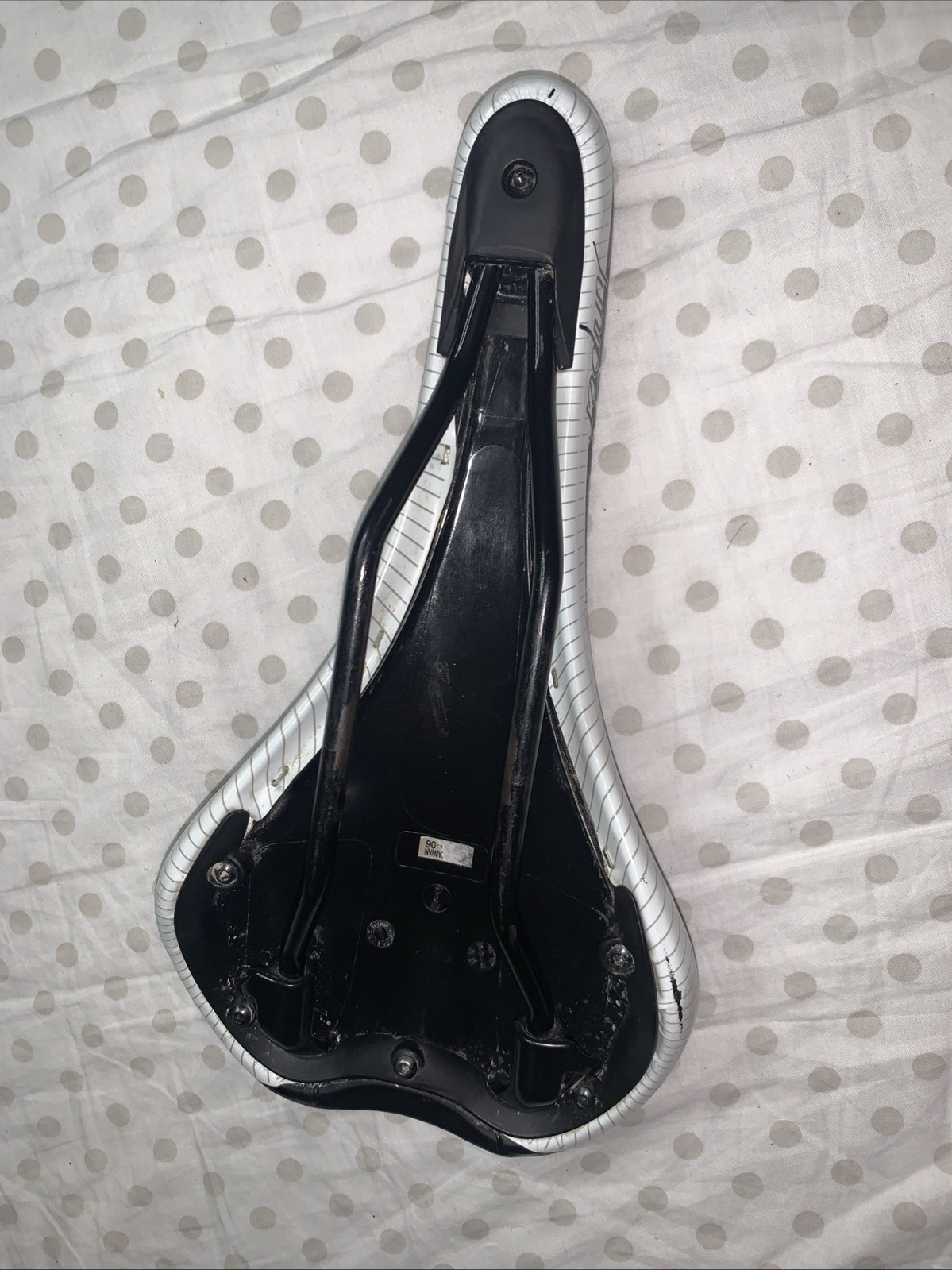 Chromag Juniper Saddle – Chromoly, Black/whiite