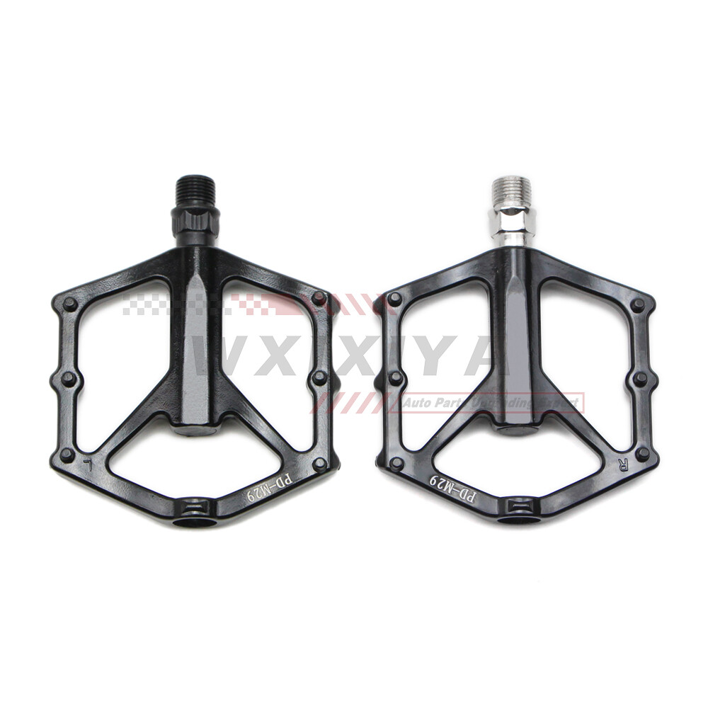 Mountain Bike Pedal Bearing Sealed MTB Cycling Flat Platform Aluminum 9/16″ L+R