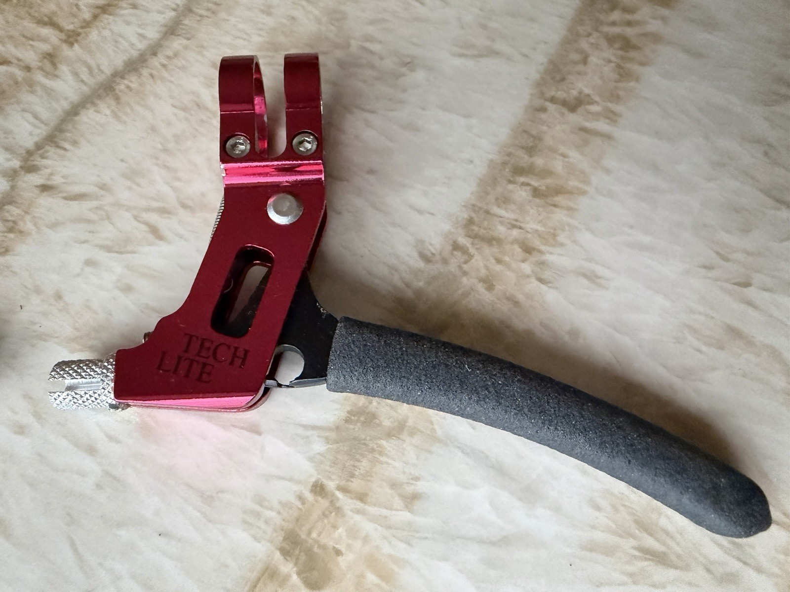 Tech Lite Bike Brake Levers CNC Red vintage