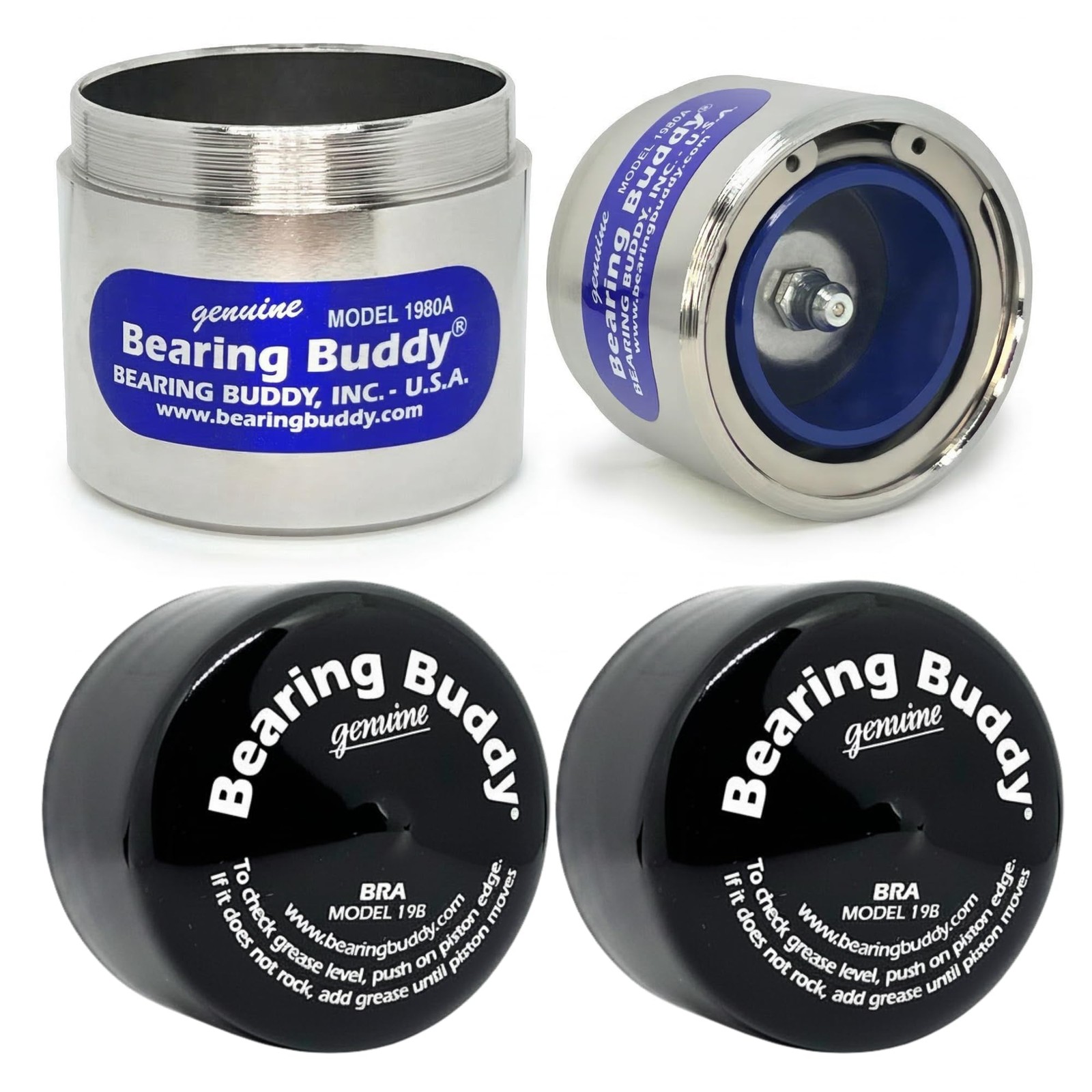 Bearing Buddy 1980A – USA-Made Chrome Plated One Size, Multi