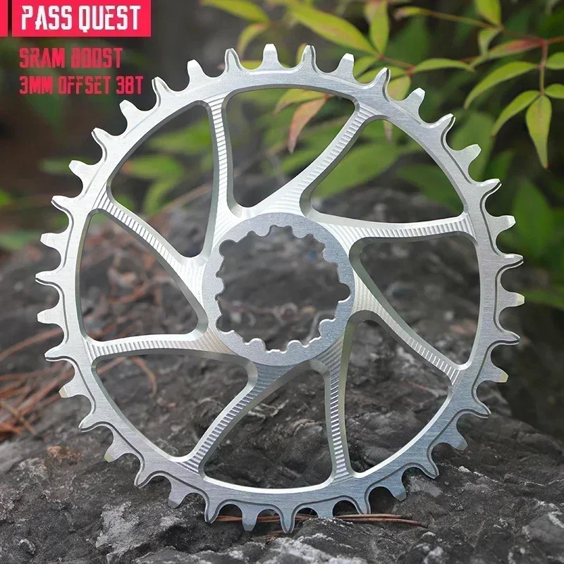 3mm Offset for Crankset Mountain Bicycle Narrow Wide Chainring 28-38T Chainwheel