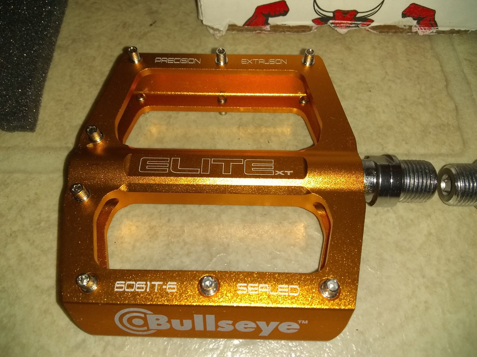 BULLSEYE 🎯 bmx limited pedals gold se bikes jmc profile redline GT