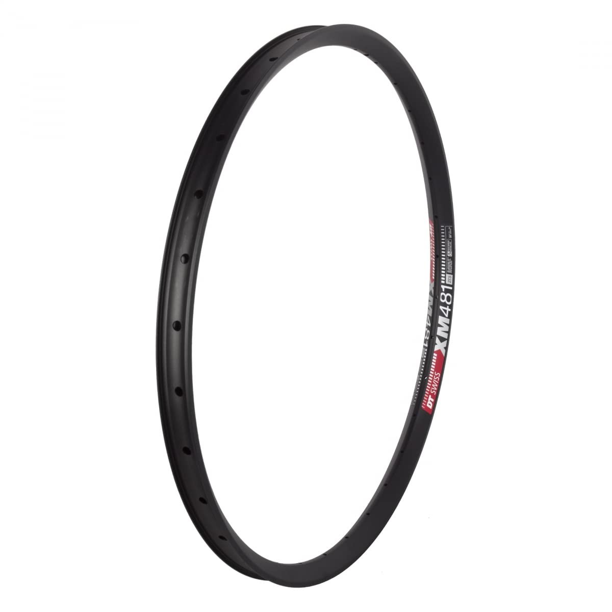 DT Swiss XM 481 SBWT disc-specific 32 hole Presta-drilled black – 27.5 inch