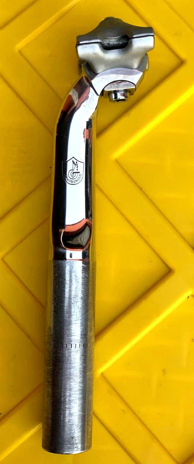 Vintage 1980s CAMPAGNOLO A0R2 C-RECORD Aero 210mm Seat Post 27.2mm NICE!