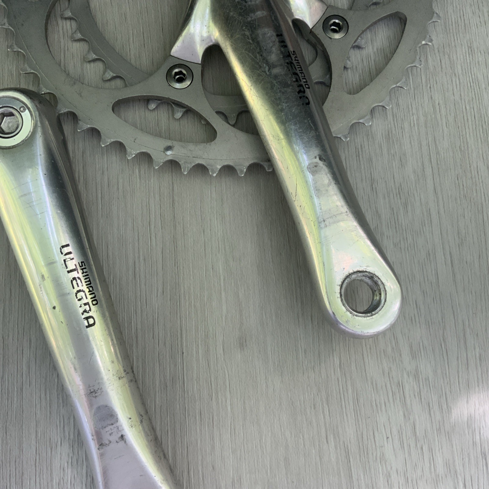 SHIMANO ULTEGRA CRANKSET DOUBLE 6500 53-39 TOOTH 172.5 MM ARMS