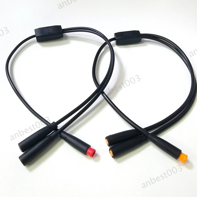 6mm M6 2 3 Pin male to female Splitter Julet Cable Plug ebike waterproof Sensor